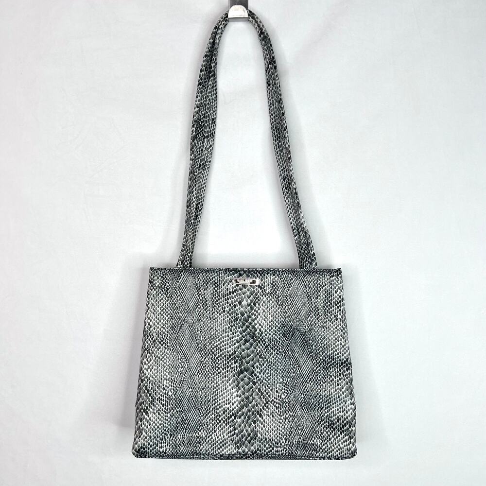 Vintage 90s Nine West Snake Print Shoulder Bag